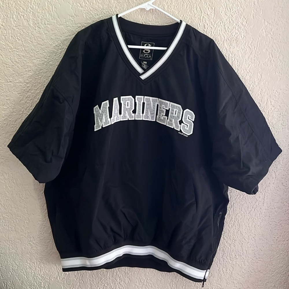 Mariners rare vintage practice classic shirt jersey 100% nylon size XXL